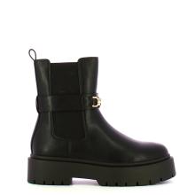 Stivaletto Chelsea con catena Oval T Nero