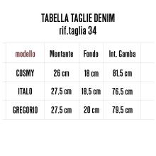 Tela Genova Jeans Cosmy 2S Blu - 3