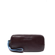 Astuccio 3 Cerniere Blue Square Mogano