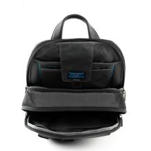 Piquadro Zaino Porta PC Pulse P16 14" Chevron Grigio - 4