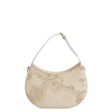 Alviero Martini 1a Classe Mezzaluna Mini Sand Safari Geo Rafia - 2