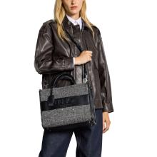 Borsa a mano Media Tweed Black - 5