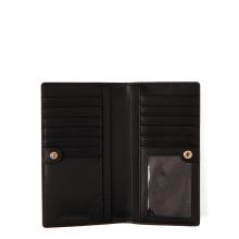 Portafoglio in tela rivestita OP Naturale Nero-4