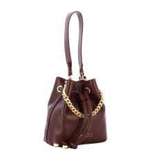 Nodo Armonia Bordeaux Bucket Bag-2