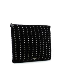 Velvet pochette with rhinestones - 2