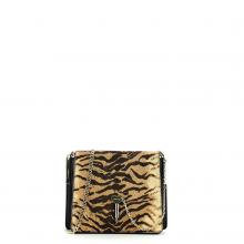 Crossbody bag leather and cavallino - 1