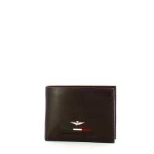 Aeronautica Militare Portafoglio Fighter con portamonete in pelle - 1