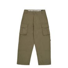 ALIN Pantaloni Ripstop Patchwork Dark Olive - 1