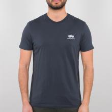 ALIN T-Shirt Basic T Small Logo Navy - 2