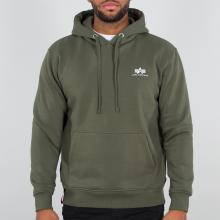 ALIN Felpa Basic Hoody Small Logo Dark Olive - 2