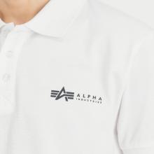 Alpha Industries Basic Small Logo Polo White - 5