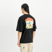 Alpha Industries T-Shirt Hawaii Aloha Back Print Black - 5