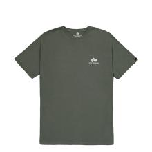 Alpha Industries T-Shirt Basic T Small Logo Dark Olive - 1