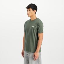 Alpha Industries T-Shirt Basic T Small Logo Dark Olive - 4