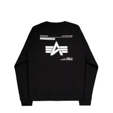 Alpha Industries Felpa Label Backprint Black - 2