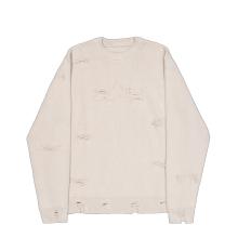Alpha Industries Felpa Distressed Logo Organic Beige - 1
