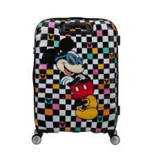 American Tourister Valigia Trolley Medio Wavebreaker 67 cm Mickey Check - 5