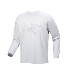 Arc'Teryx Maglia Cormac Logo Solitude Heather Void - 1
