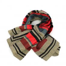 Borbonese Foulard con stampa Geometrica - 1