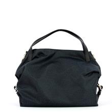 Borbonese Hobo Bag Medium Jet - 3