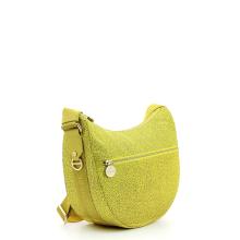 Borbonese Borsa a tracolla Luna Middle Jet con taschino - 