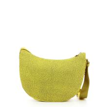 Borbonese Borsa a tracolla Luna Middle Jet con taschino - 