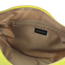 Borbonese Borsa a tracolla Luna Middle Jet con taschino - 