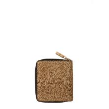 Borbonese Portafoglio Medium Zip Around OP Naturale Nero - 3