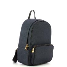 Borbonese Zaino Portrait Medium in Nylon Riciclato Nero - 2