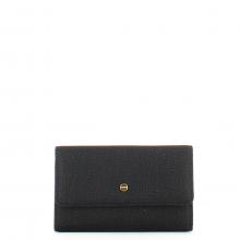 Borbonese Portafoglio Medium RFID in Nylon Riciclato Dark Black - 1