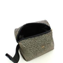 Borbonese Portacosmetici in Nylon Riciclato OP Naturale Nero - 4