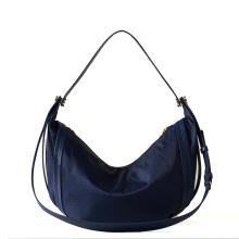 Borbonese Hobo Bag New Orbit Medium Blu - 3