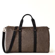 Borbonese Borsone in Nylon Riciclato OP Naturale Nero - 1