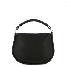 Borbonese Hobo Bag Horseback Medium Dark Black - 3