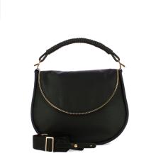 Borbonese Hobo Bag Horseback Medium Dark Black - 4