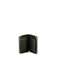 Borbonese Portafoglio Medium RFID in Nylon Riciclato Zip Around Clay Grey - 3