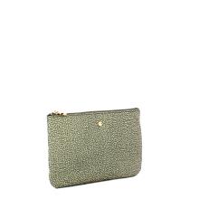 Borbonese Bustina Portadocumenti in Nylon Riciclato Clay Grey - 2