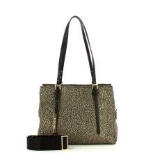 Borbonese Borsa a spalla Medium OP Naturale Nero - 4