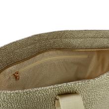 Borbonese Shopper Eco Line Medium Sabbia - 4