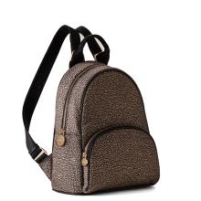 Borbonese Zaino Medium OP Naturale Nero - 2