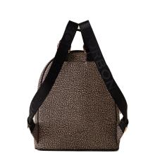 Borbonese Zaino Medium OP Naturale Nero - 3