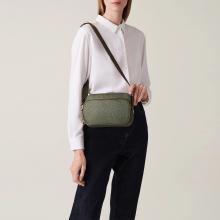 Borbonese Camera Bag Small Verde Militare - 2