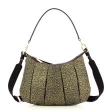 Borbonese Sottospalla Hobo Small OP Naturale Nero - 1