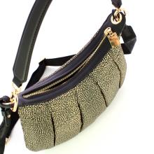 Borbonese Sottospalla Hobo Small OP Naturale Nero - 4