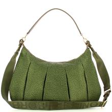 Borbonese Hobo Medium Verde Militare - 3