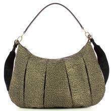 Borbonese Hobo Medium OP Naturale Nero - 1