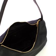 Borbonese Hobo Medium Dark Black - 4