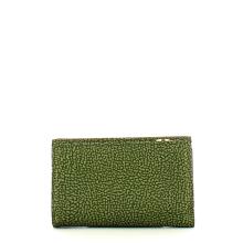 Borbonese Portafoglio Medium RFID in Nylon Riciclato Verde Militare - 2