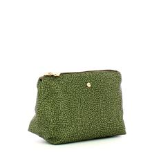 Borbonese Busta Medium in Nylon Riciclato Verde Militare - 2