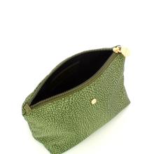 Borbonese Busta Medium in Nylon Riciclato Verde Militare - 4